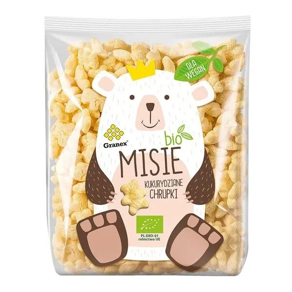 Granex, BIO Bears, chipsuri din porumb, 80 g — preț și oferte