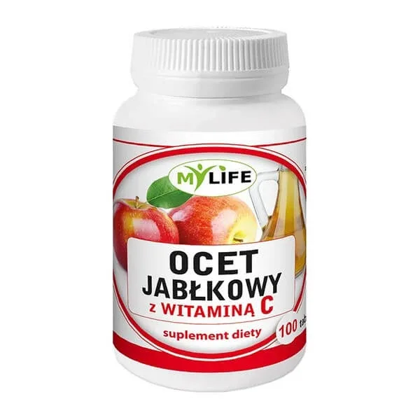 Oțet de cidru de mere cu vitamina C, comprimate, 100 buc. — preț și oferte