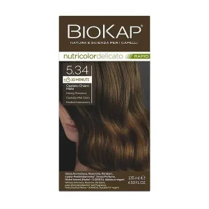 Biokap Nutricolor Delicato Rapid, vopsea de păr 5.34 honey chestnut, 135 ml