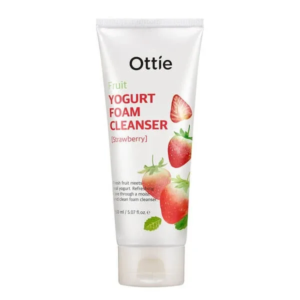 Ottie Fruit Yogurt, spumă de față, Căpșuni, 150 ml — preț și oferte