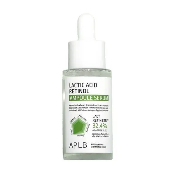 APLB Lactic Acid Retinol Ampoule, ser netezitor cu acid lactic și retinol, 40 ml — preț și oferte