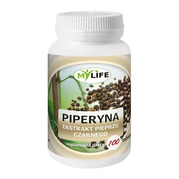 MyLife Piperine Black Pepper Extract, comprimate, 100 buc. — preț și oferte