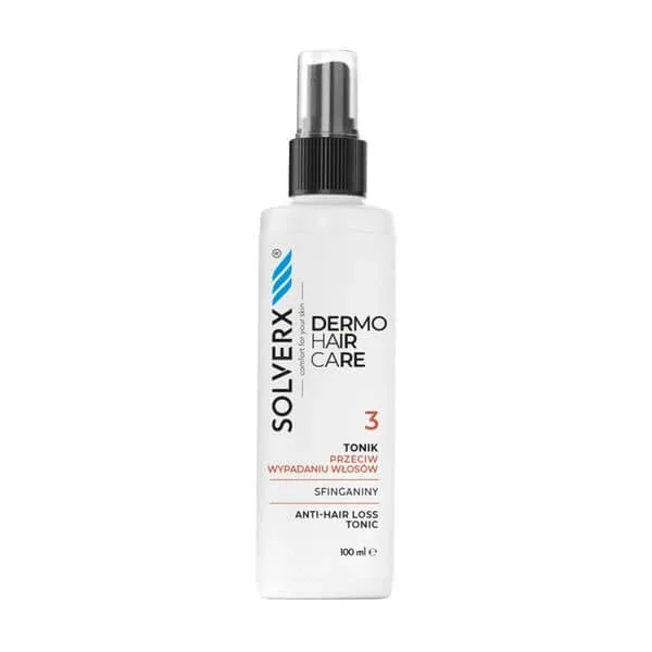Solverx dermoHAIR, tonic pentru căderea părului, 100 ml — preț și oferte