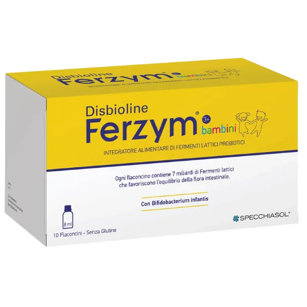Ferzym pentru copii, Specchiasol | 10 flacoane x 8 ml — preț și oferte