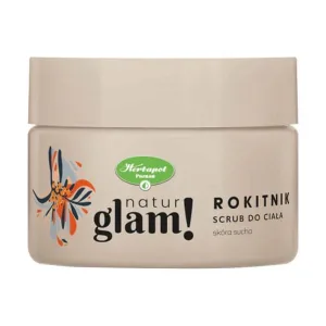 Natur Glam!, scrub de corp cu sare, cătină de mare, 300 ml