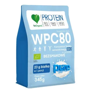 BeOrganic WPC 80 Pure, pulbere, 345 g