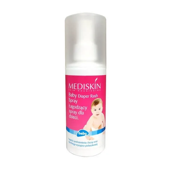Mediskin Baby Diaper Rash, spray calmant pentru bebeluși și copii, 160 ml — preț și oferte