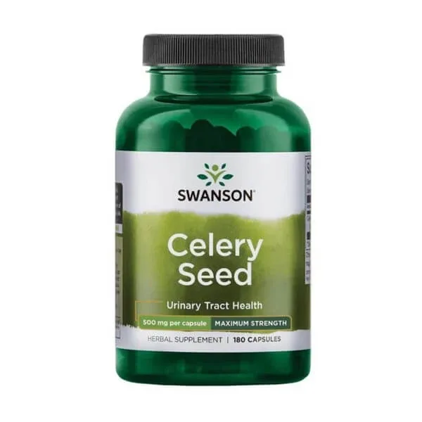 Swanson Semințe de țelină (țelină) Putere maximă, capsule, 180 buc. — preț și oferte