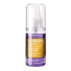 Arkemusa Milano No Yellow Anti-galben, ulei pentru păr blond, decolorat și gri, 75 ml