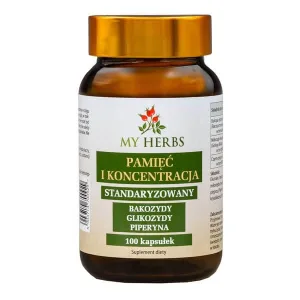 Bio Herbs Memorie și concentrare, capsule, 100 buc.