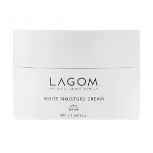 Lagom White Moisture Cream, cremă hidratantă și iluminatoare pentru pielea ternă și neuniformă, 50 ml