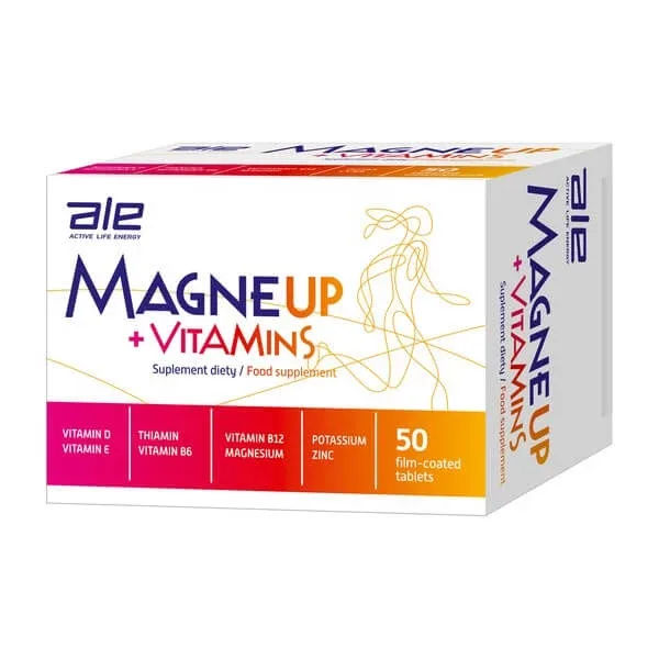ALE MagneUp + Vitamine, tablete, 50 buc. — preț și oferte