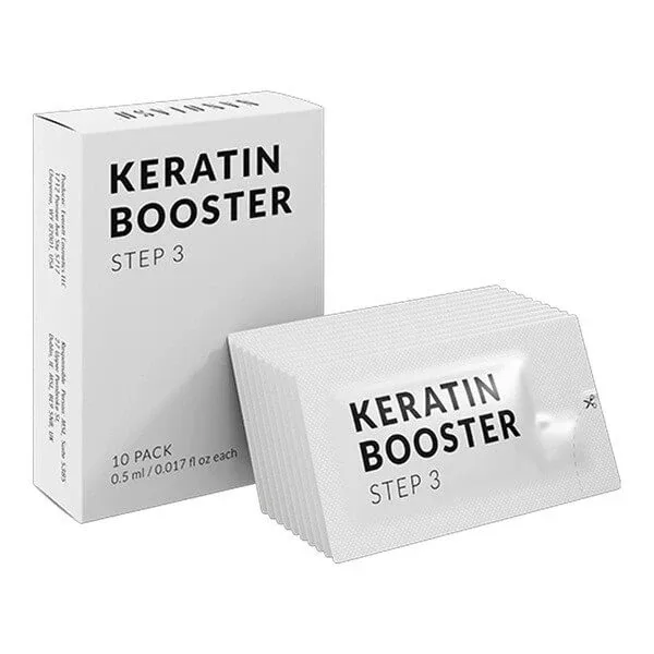 Nanolash Keratin Booster - Etapa 3, balsam de keratină pentru ridicarea și laminarea genelor, 0,5 ml x 10 — preț și oferte