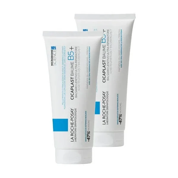 Set de 2 x La Roche-Posay Cicaplast Baume B5+, loțiune calmantă pentru față și corp, 100 ml — preț și oferte