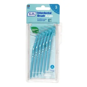 TePe Angle, periuță de dinți interdentară, albastră (0,6 mm), 6 buc.
