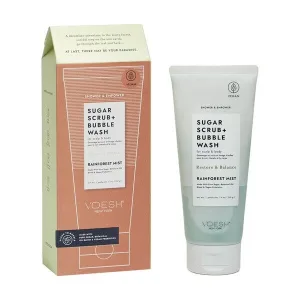 Voesh, scrub de curățare cu zahăr, ceață de pădure tropicală, 210 g
