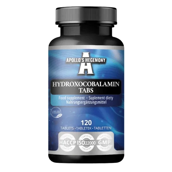 Apollo's Hegemony Hydroxocobalamin Tabs, comprimate, 120 buc. — preț și oferte