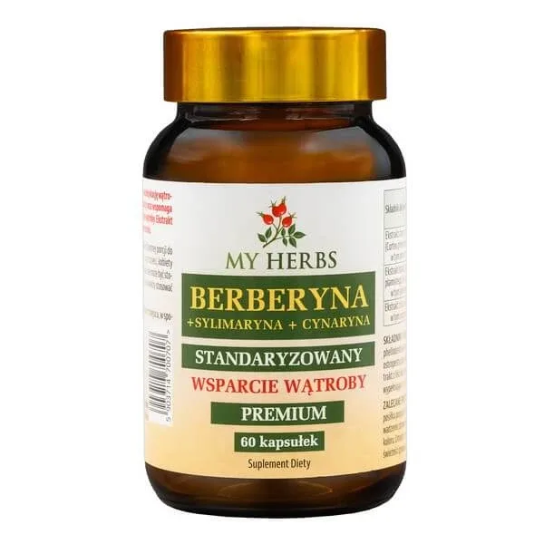 My Herbs Berberine + Silymarin + Cynarin, capsule, 60 buc. — preț și oferte