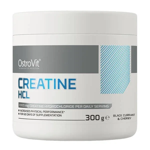 OstroVit Creatine HCL, pulbere, aromă de coacăze negre și cireșe, 300 g — preț și oferte