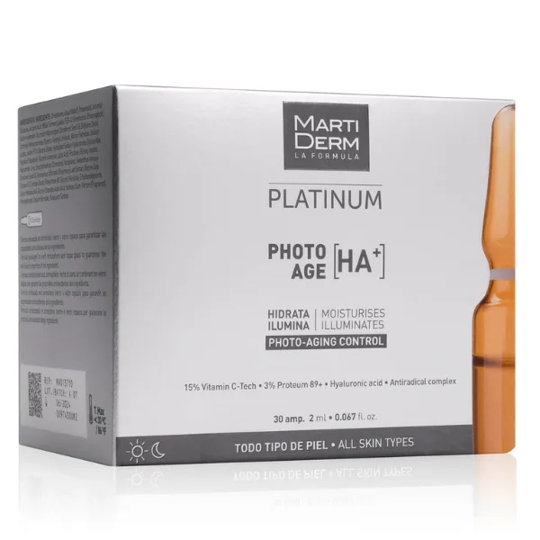 Fiole anti-age cu acid hialuronic Photo-Age, Platinum, Martiderm | 30 fiole — preț și oferte