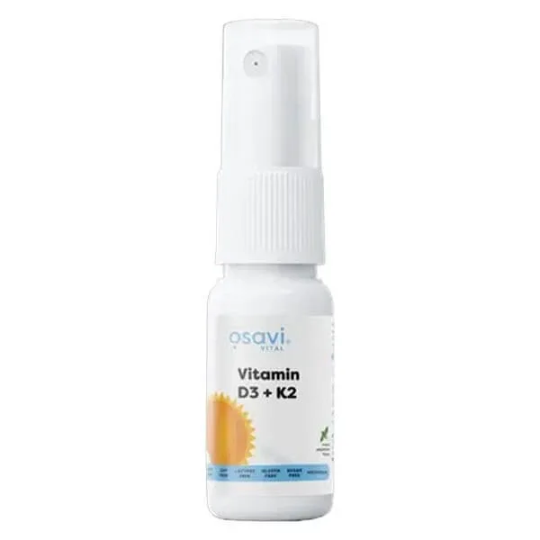 Osavi Vitamina D3 + K2, spray oral, aromă de mentă, 25 ml — preț și oferte