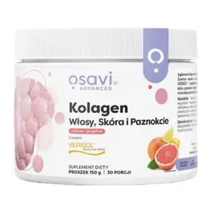 Osavi Colagen pentru păr, piele și unghii, pulbere, aromă de lămâie-grapefruit, 150 g
