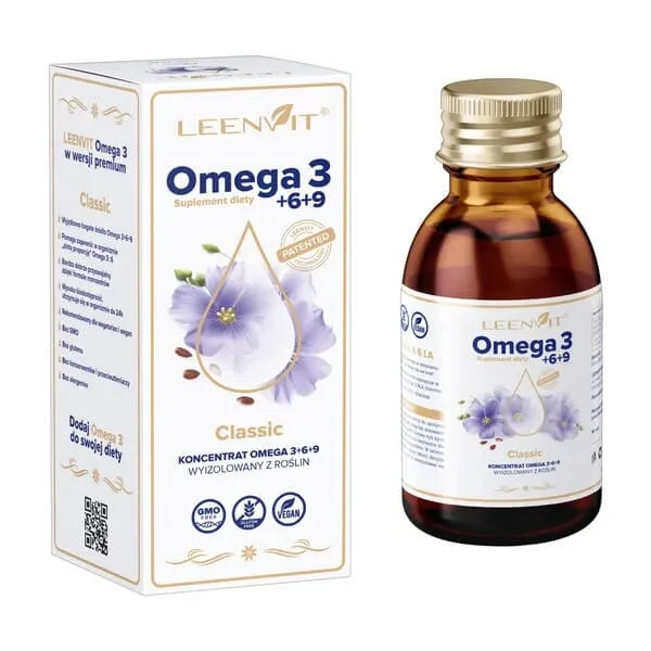 Leenvit Omega 3 Classic, lichid, 125 ml — preț și oferte