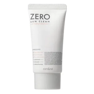Rom&amp;nd Zero Sun Clean, protecție solară facială tonifiantă SPF50+ PA++++, 02 Tone Up, 50 ml