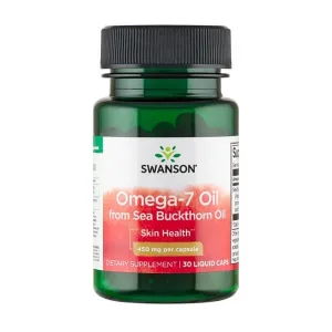 Swanson Omega-7 Ulei din ulei de cătină de mare, capsule, 30 buc.