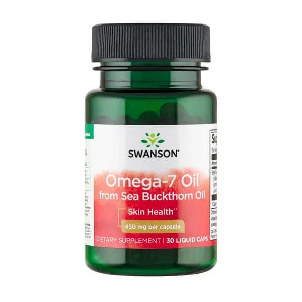 Swanson Omega-7 Ulei din ulei de cătină de mare, capsule, 30 buc. — preț și oferte