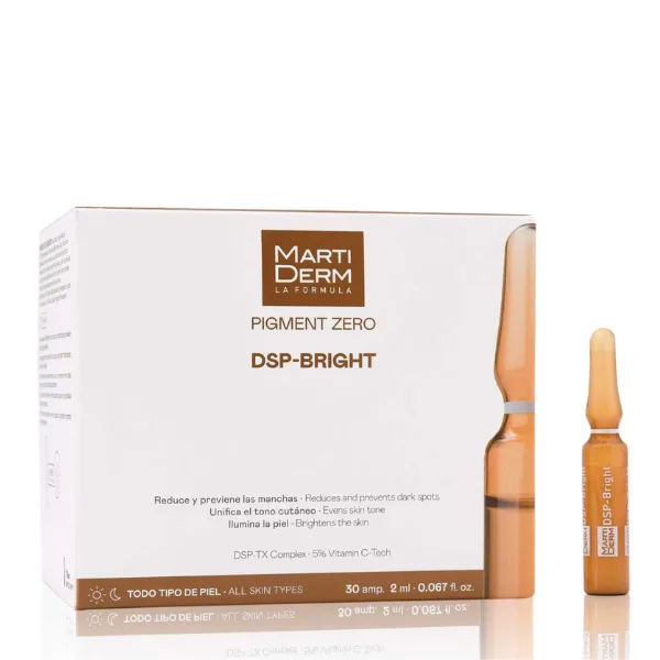 Fiole impotriva petelor pigmentare cu vitamina C DSP Bright,Pigment Zero DSP, Martiderm | 30 fiole — preț și oferte