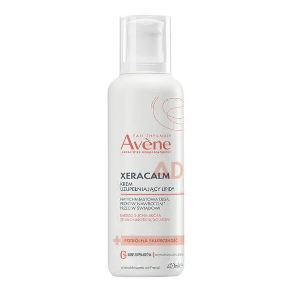 Avene Eau Thermale Xera Calm A.D, cremă de reumplere a lipidelor, 400 ml — preț și oferte