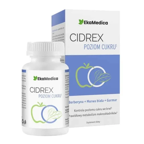 EkaMedica Cidrex Sugar Level, capsule tari, 60 buc. — preț și oferte