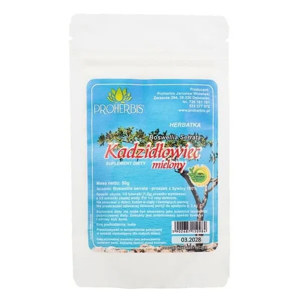Proherbis Frankincense, ceai din plante, 50 g — preț și oferte