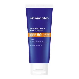 Skinimal D, cremă solară cu aloe vera SPF50, 50 ml