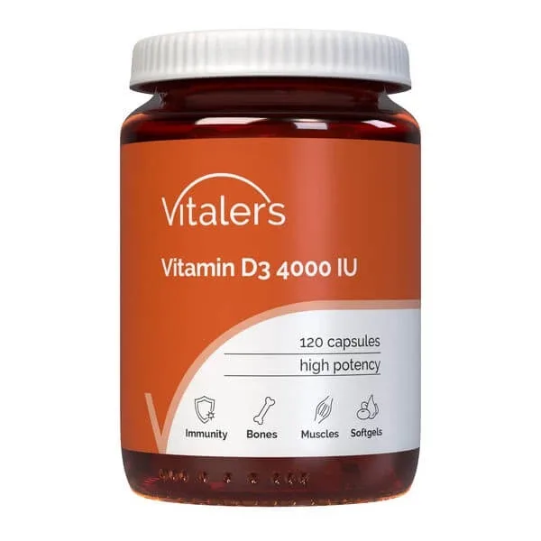 Vitaler's Vitamina D3 4000 UI, capsule, 120 buc. — preț și oferte