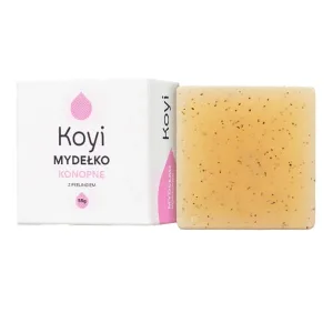 Koyi, săpun exfoliant din cânepă, 55 g
