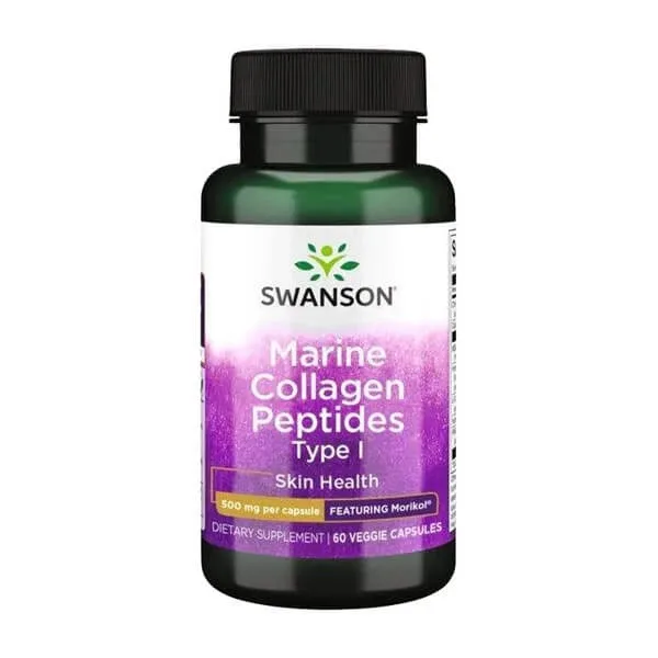 Swanson, Morikol - peptide de colagen marin de tip I, capsule, 60 buc. — preț și oferte