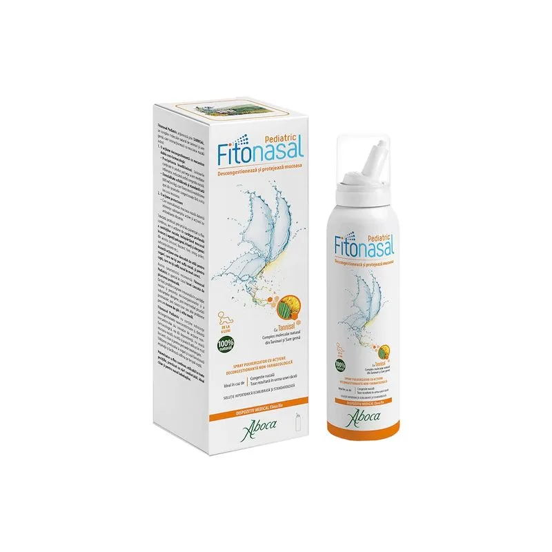 Fitonasal spray nazal pediatric cu Tannisal 6 luni+, Aboca | 125 ml — preț și oferte