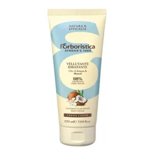 L'Erboristica, Crema Corpo Cocco, cremă hidratantă pentru corp cu ulei de nucă de cocos, 200 ml