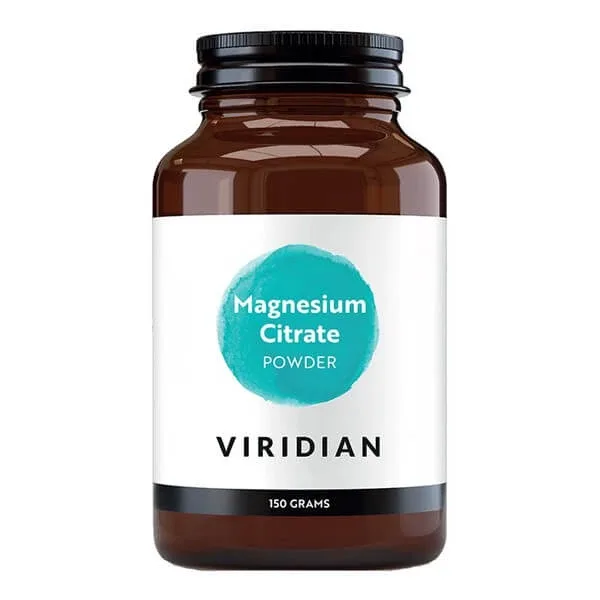Citrat de magneziu Viridian - Magneziu, pulbere, 150 g — preț și oferte