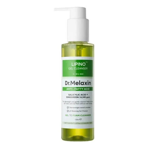 Dr.Melaxin Lipino Gel Cleanser, gel de curățare antiacid, 150 ml — preț și oferte
