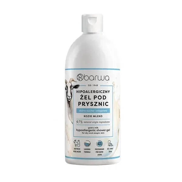 Barwa, gel de duș hipoalergenic cu lapte de capră, 400 ml — preț și oferte