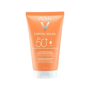 Vichy Capital Soleil, lapte protector SPF50+ pentru față și corp, 150 ml