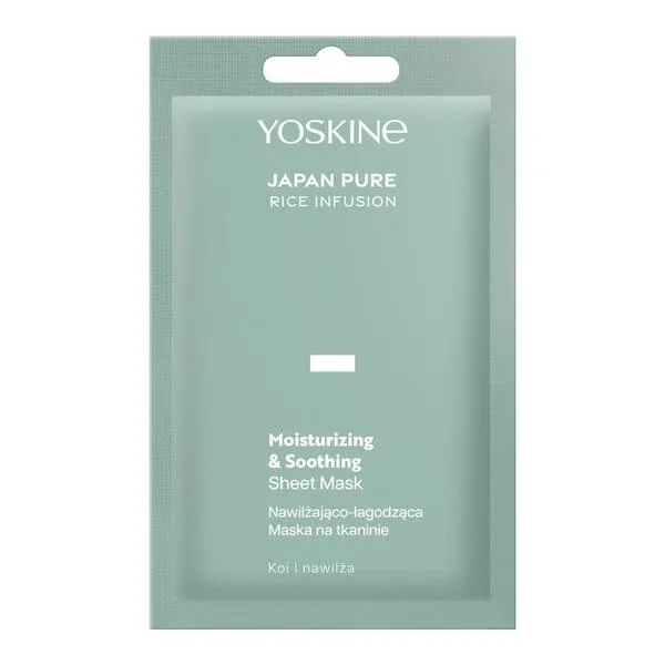 Yoskine Japan Pure Rice Infusion, mască textilă hidratantă și calmantă, 1 buc. — preț și oferte