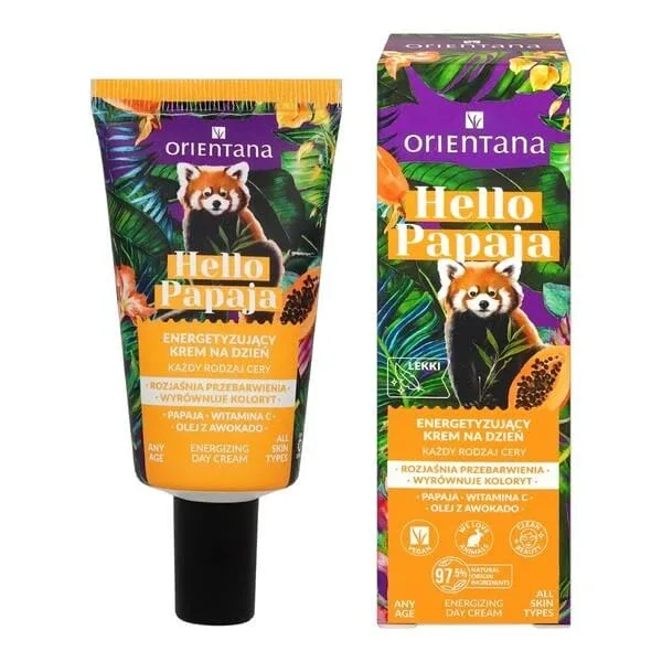 Orientana Hello Papaya, cremă de zi energizantă pentru față, 40 ml — preț și oferte