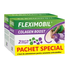 Fleximobil Colagen Boost, pachet special, Fiterman Pharma | 2 x 30 plicuri
