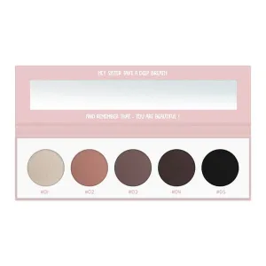 MIYO Five Points Palette, paletă de farduri de ochi, 10 Fancy Peach, 6.5 g