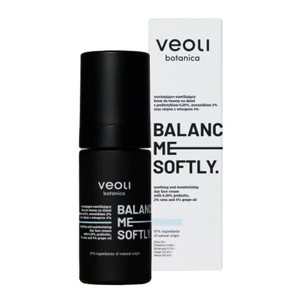 Veoli Botanica Balance Me Softly, cremă facială de zi calmantă și hidratantă, 30 ml — preț și oferte