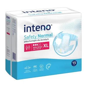 Inteno Safety Normal, scutece pentru adulți, XL, 15 buc.
